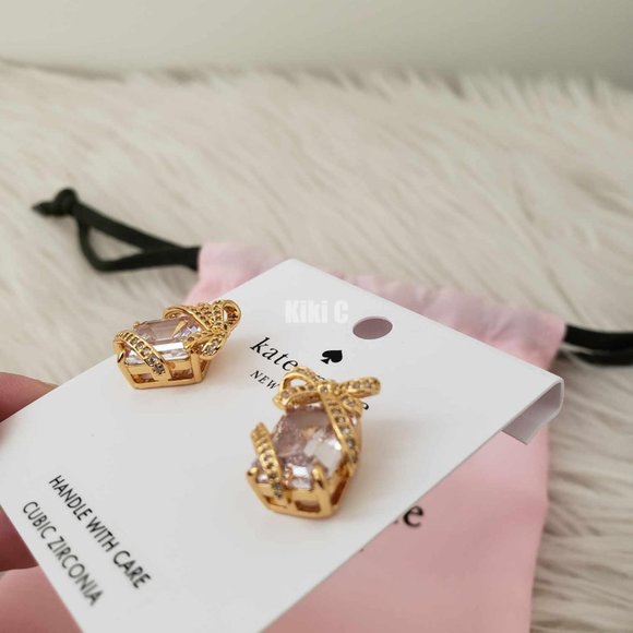 Kate Spade Pave Present Studs KF005 - Picture 6 of 10